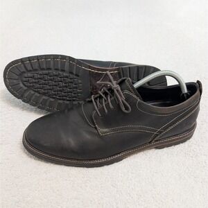 Cole Haan Men's Ripley Grand Plain Toe Ox Oxford Dark Coffee C28624 Size 10.5 M